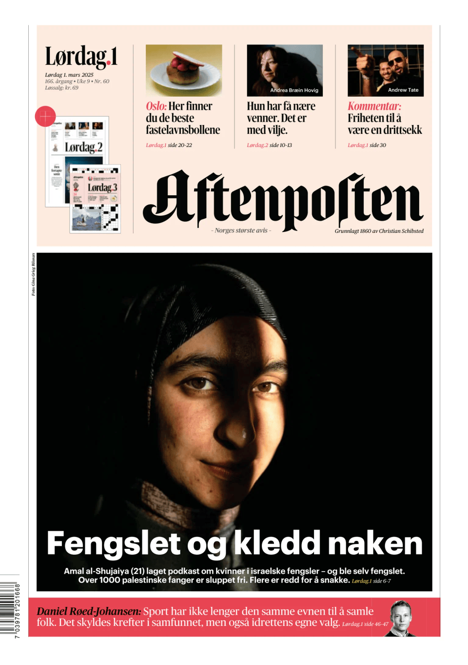 Prima-pagina-Aftenposten-oggi-edizione-di-oggi-20250301