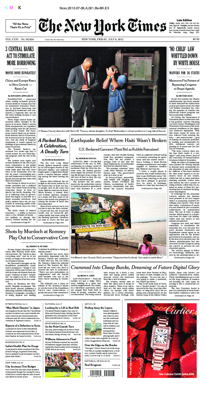 Prima-pagina-New-York-Times-del-2012-07-06