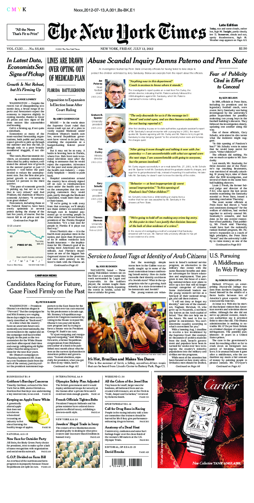 Prima-pagina-New-York-Times-del-2012-07-13