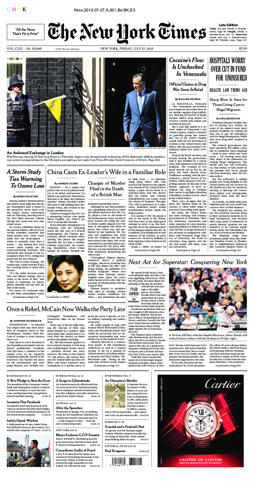 Prima-pagina-New-York-Times-del-2012-07-27