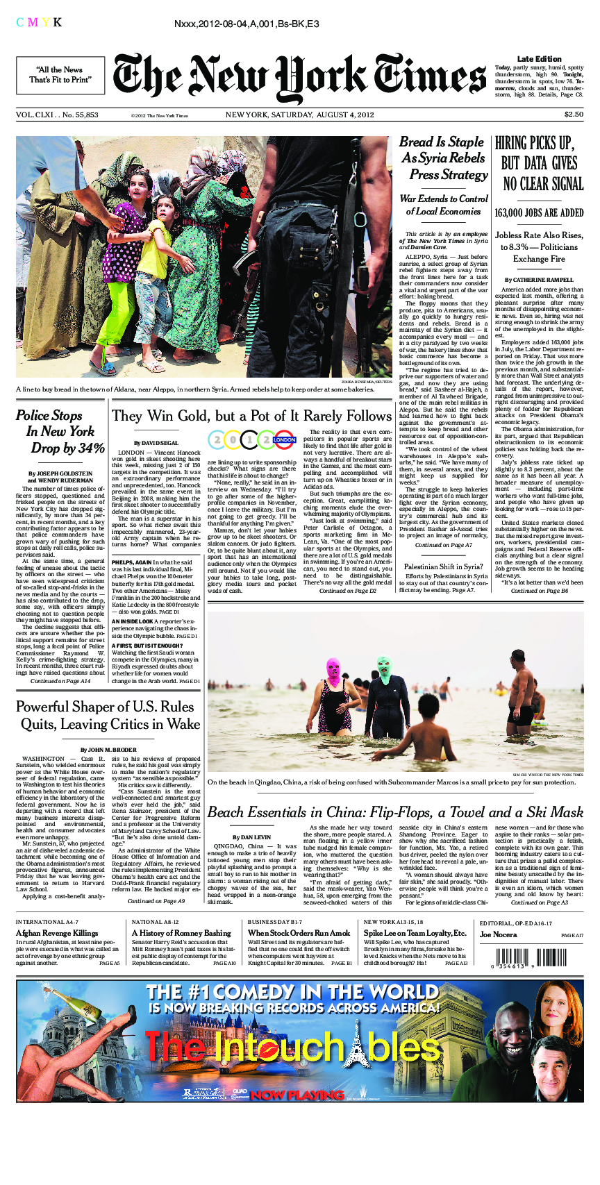 Prima-pagina-New-York-Times-del-2012-08-04