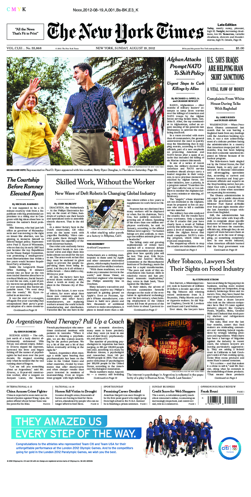 Prima-pagina-New-York-Times-del-2012-08-19