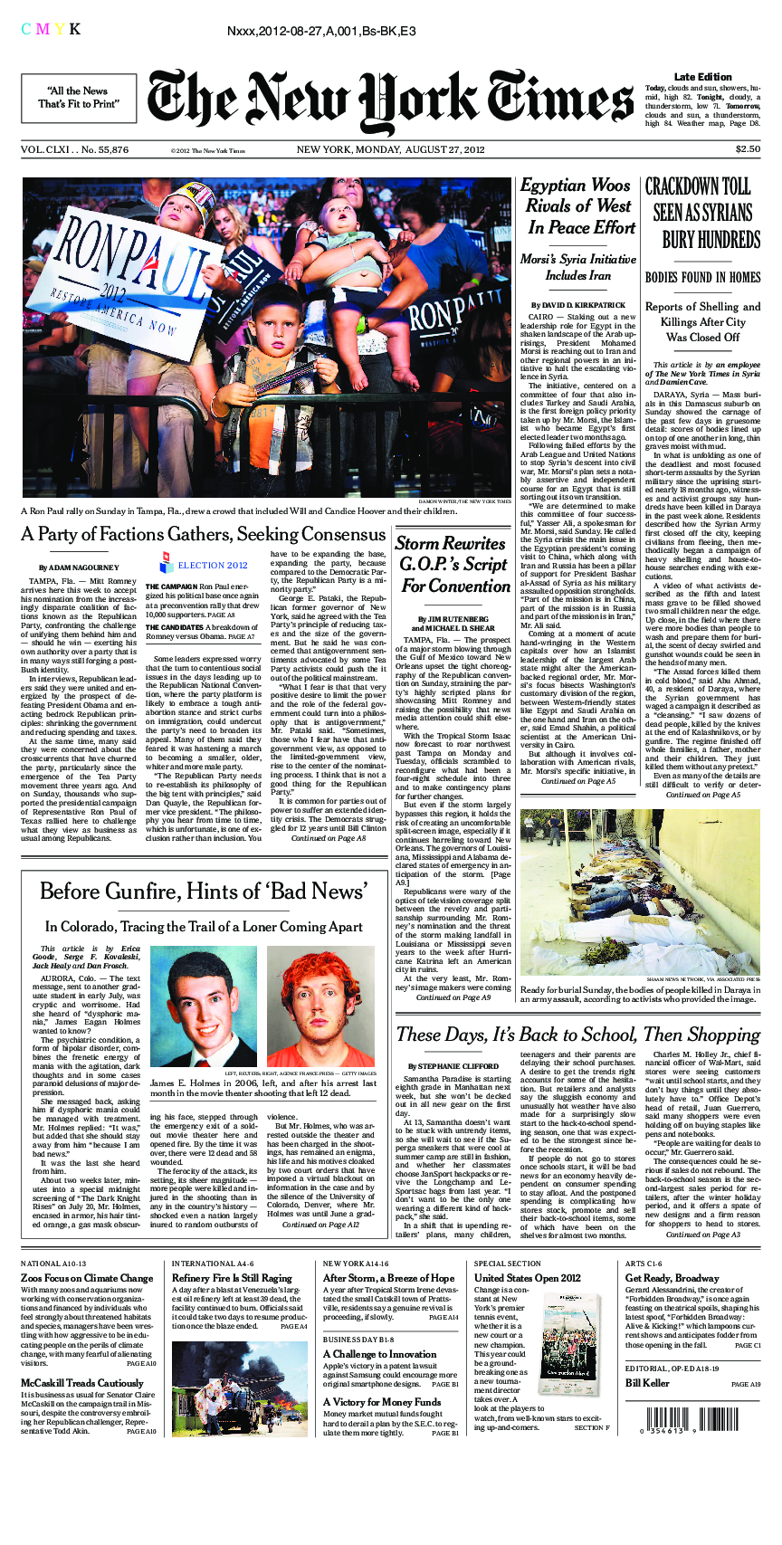 Prima-pagina-New-York-Times-del-2012-08-27