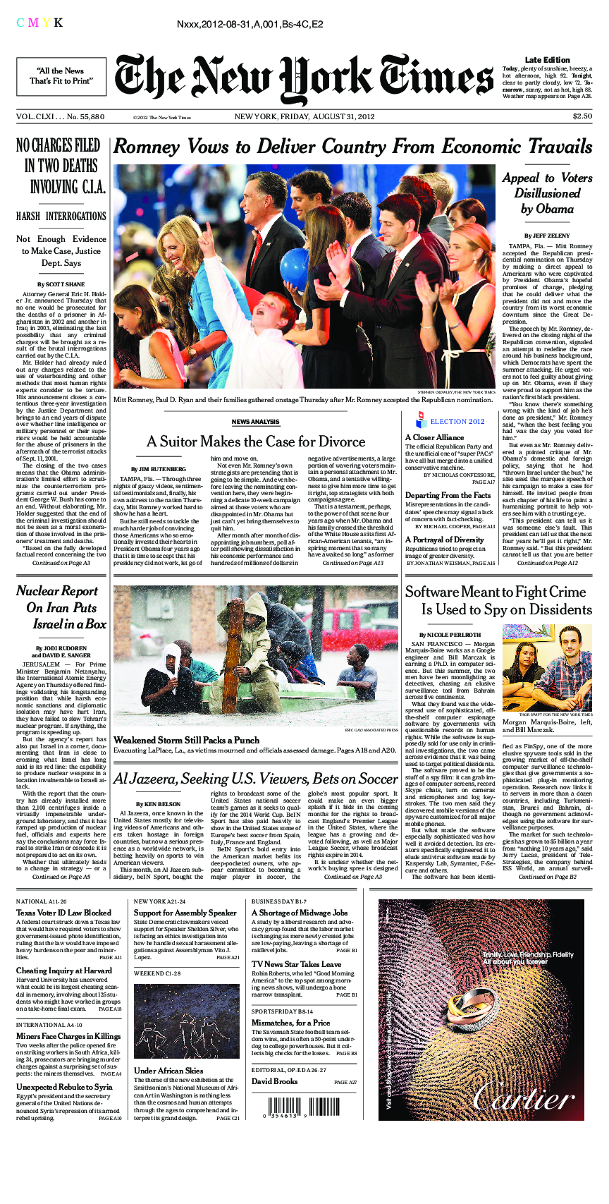 Prima-pagina-New-York-Times-del-2012-08-31