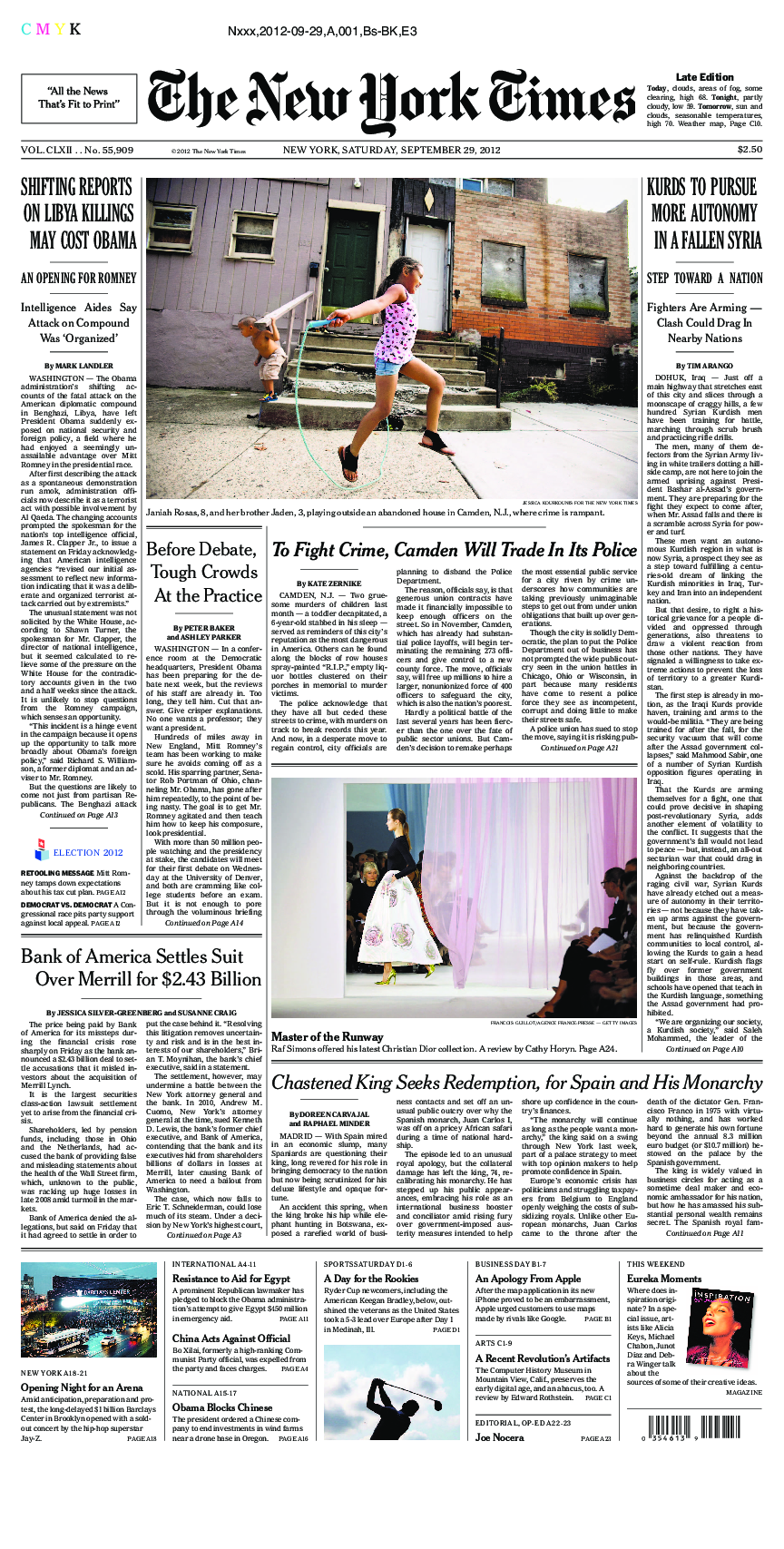 Prima-pagina-New-York-Times-del-2012-09-29