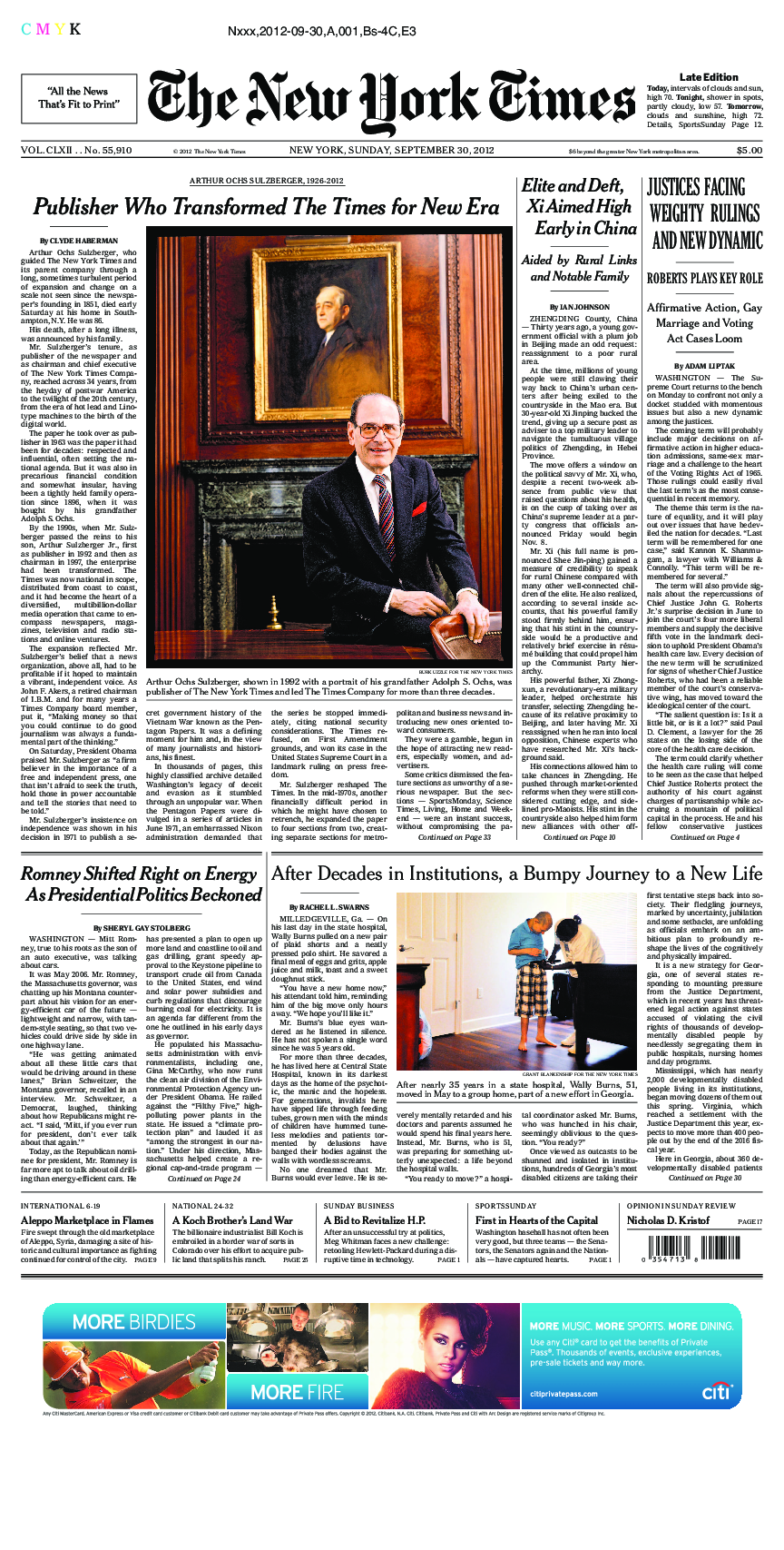 Prima-pagina-New-York-Times-del-2012-09-30