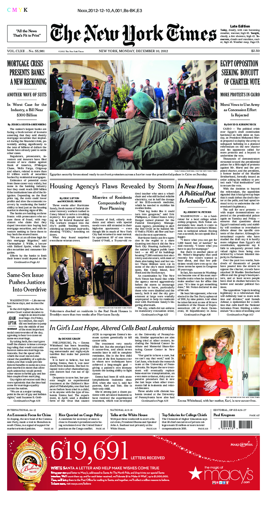 Prima-pagina-New-York-Times-del-2012-12-10