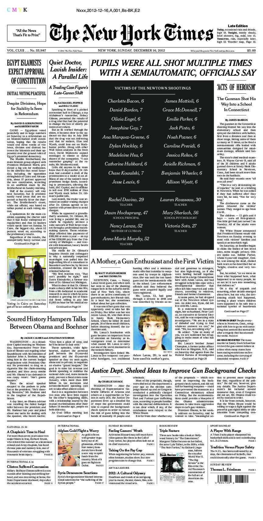 Prima-pagina-New-York-Times-del-2012-12-16