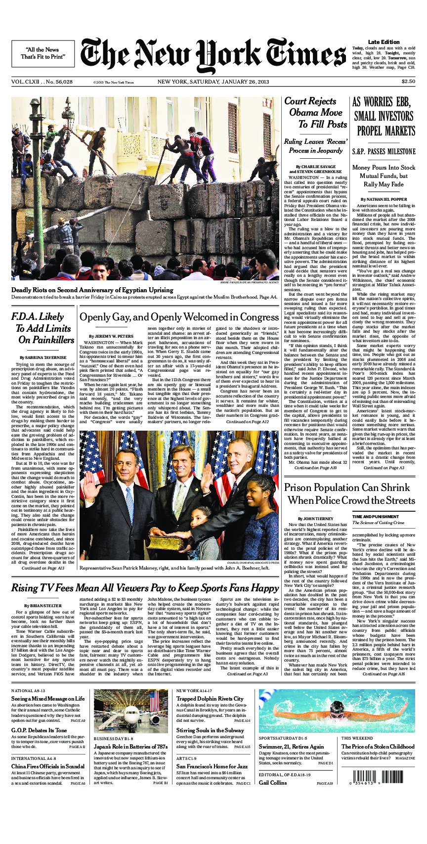 Prima-pagina-New-York-Times-del-2013-01-26