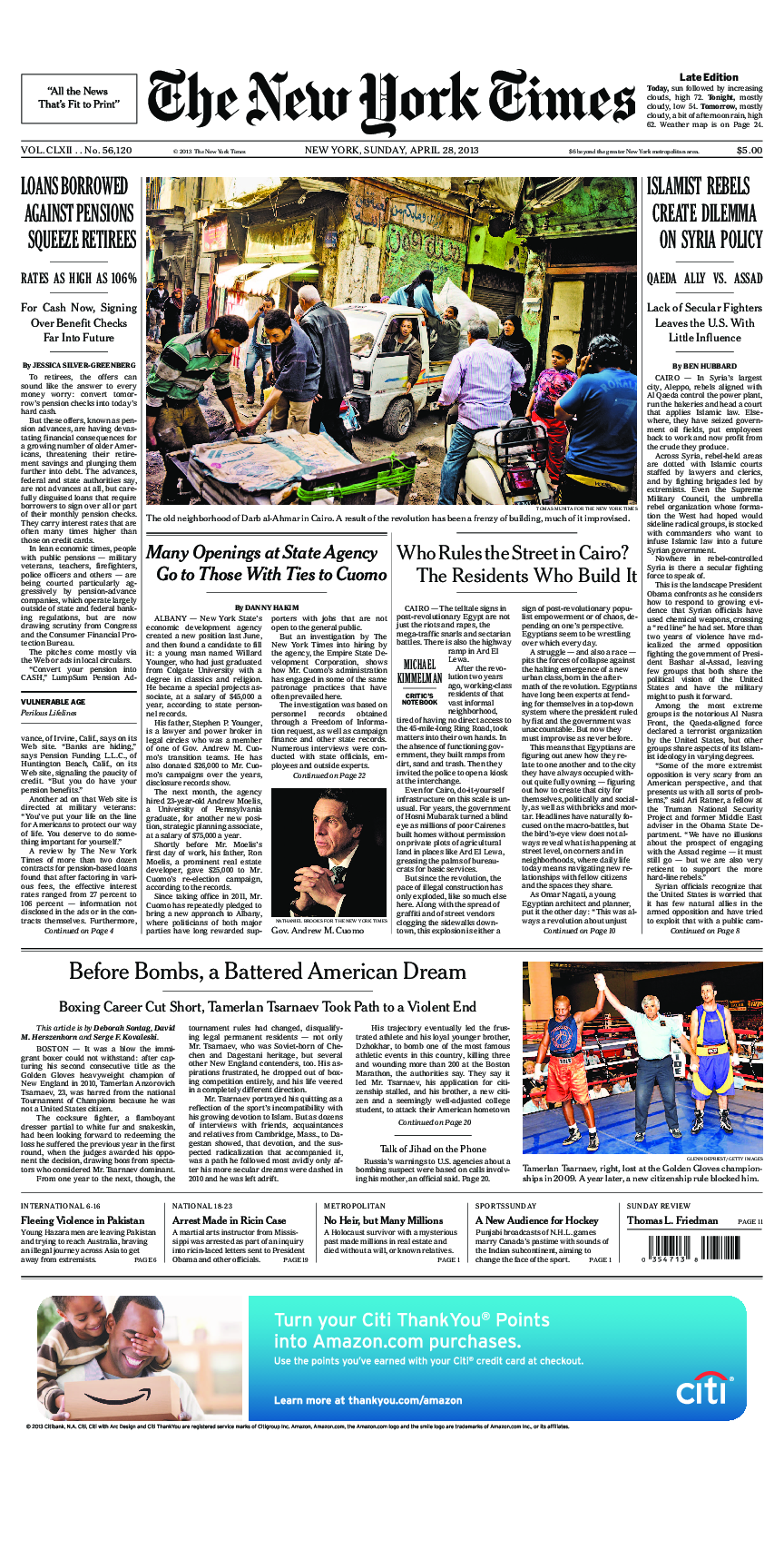 Prima-pagina-New-York-Times-del-2013-04-28