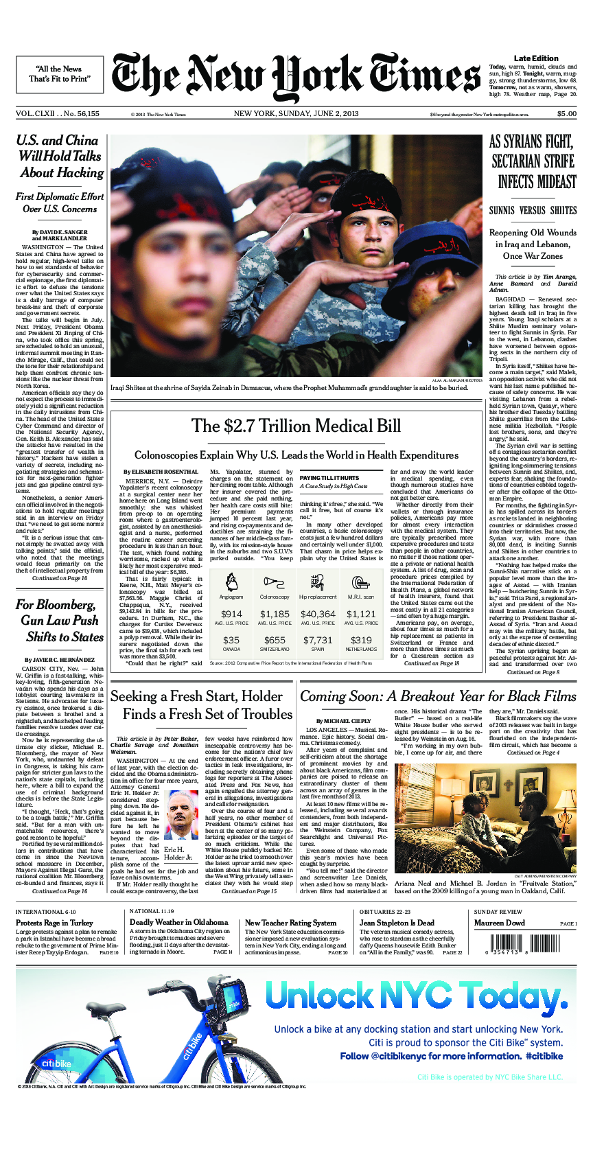 Prima-pagina-New-York-Times-del-2013-06-02