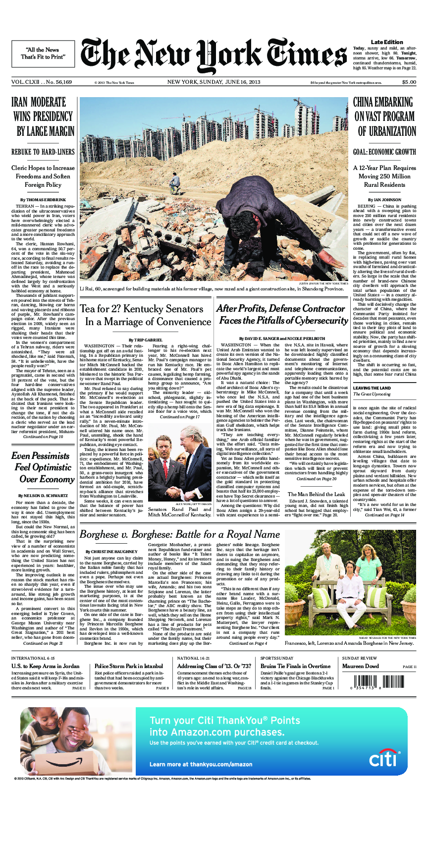 Prima-pagina-New-York-Times-del-2013-06-16