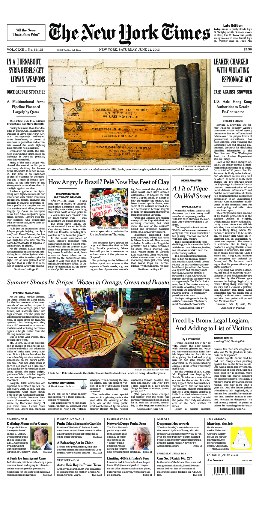 Prima-pagina-New-York-Times-del-2013-06-22