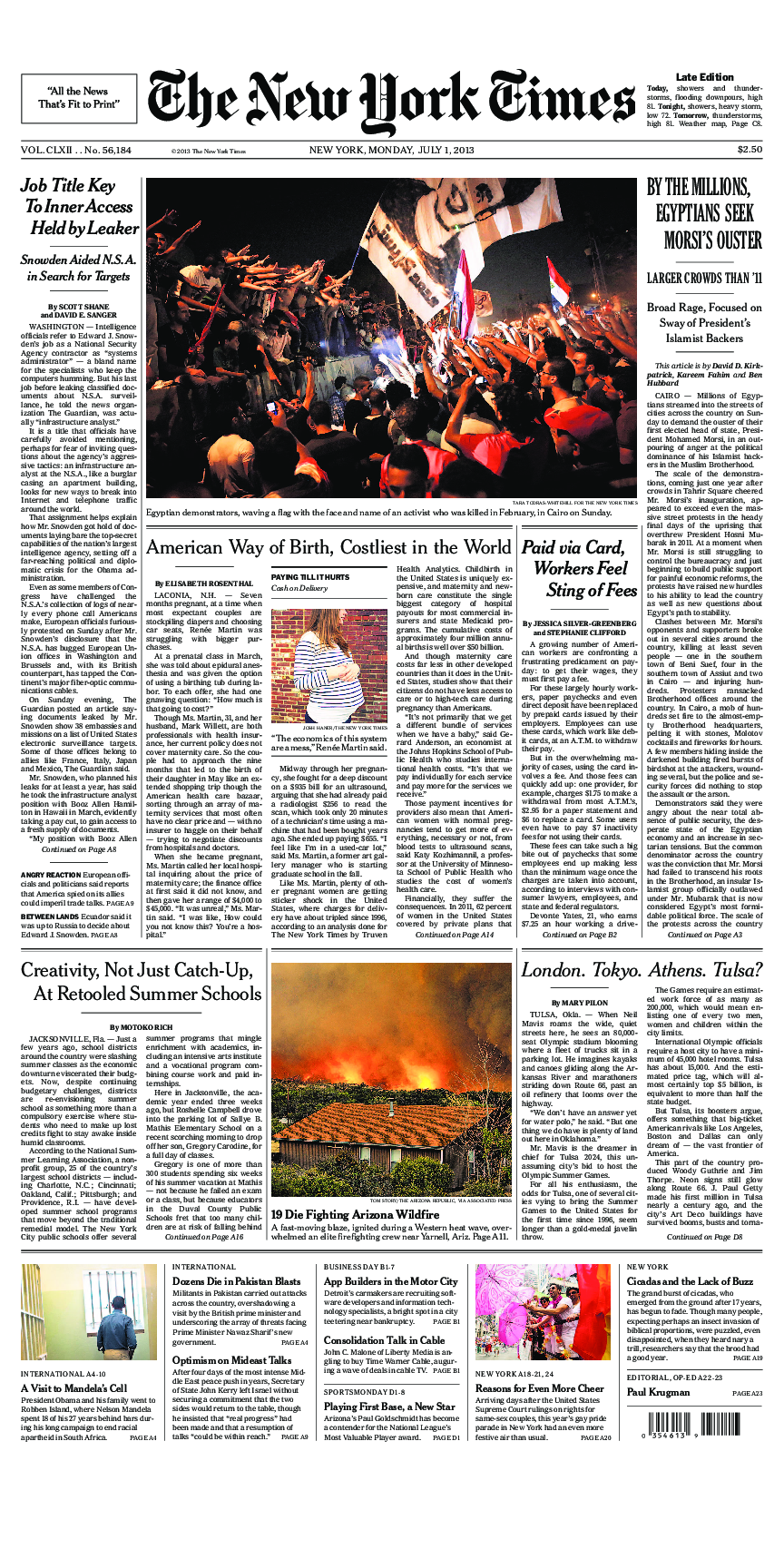 Prima-pagina-New-York-Times-del-2013-07-01