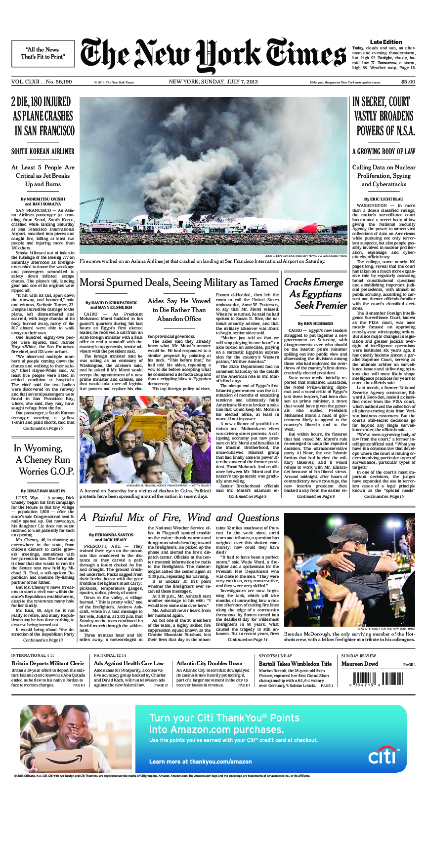 Prima-pagina-New-York-Times-del-2013-07-07