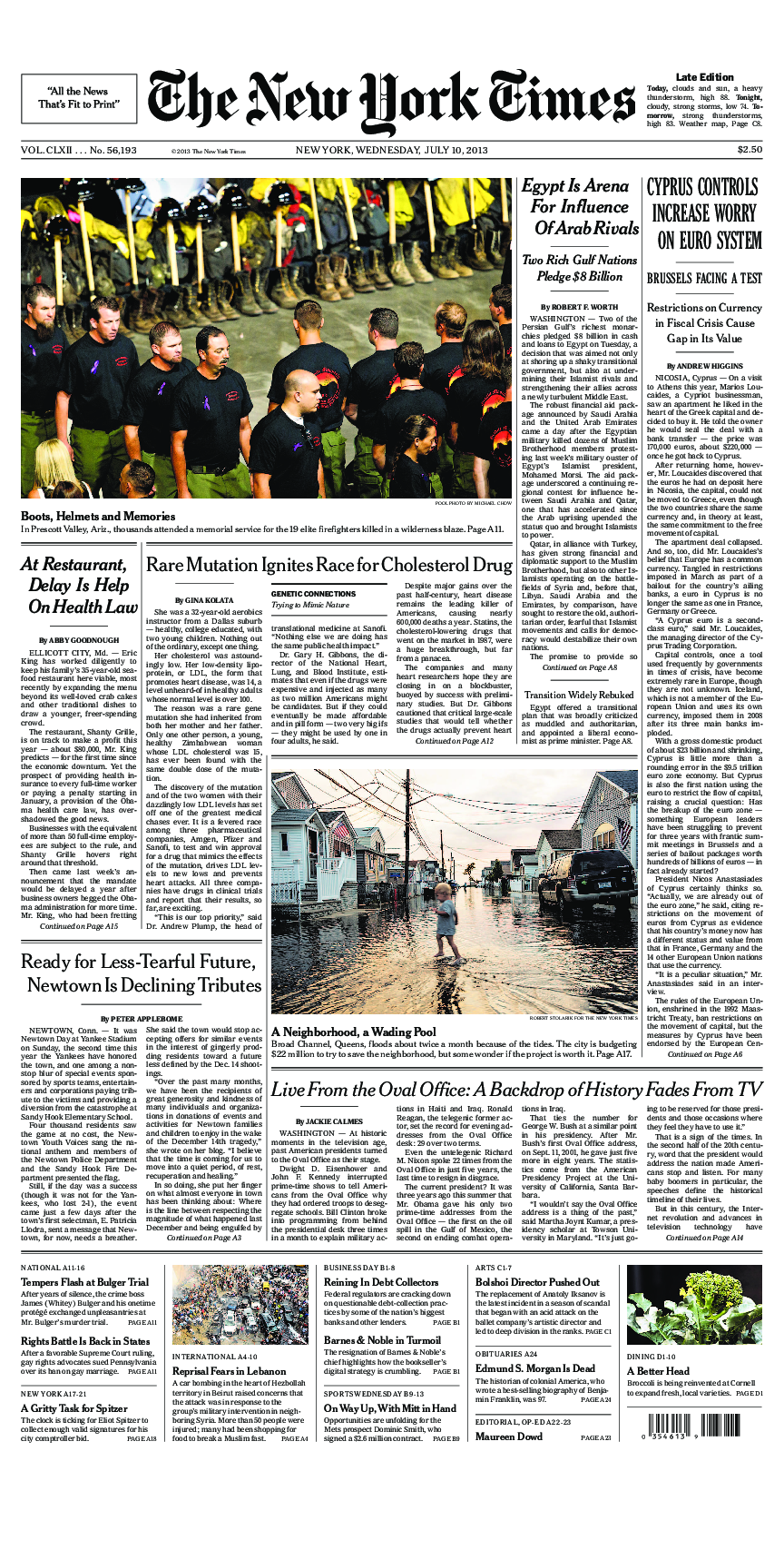 Prima-pagina-New-York-Times-del-2013-07-10