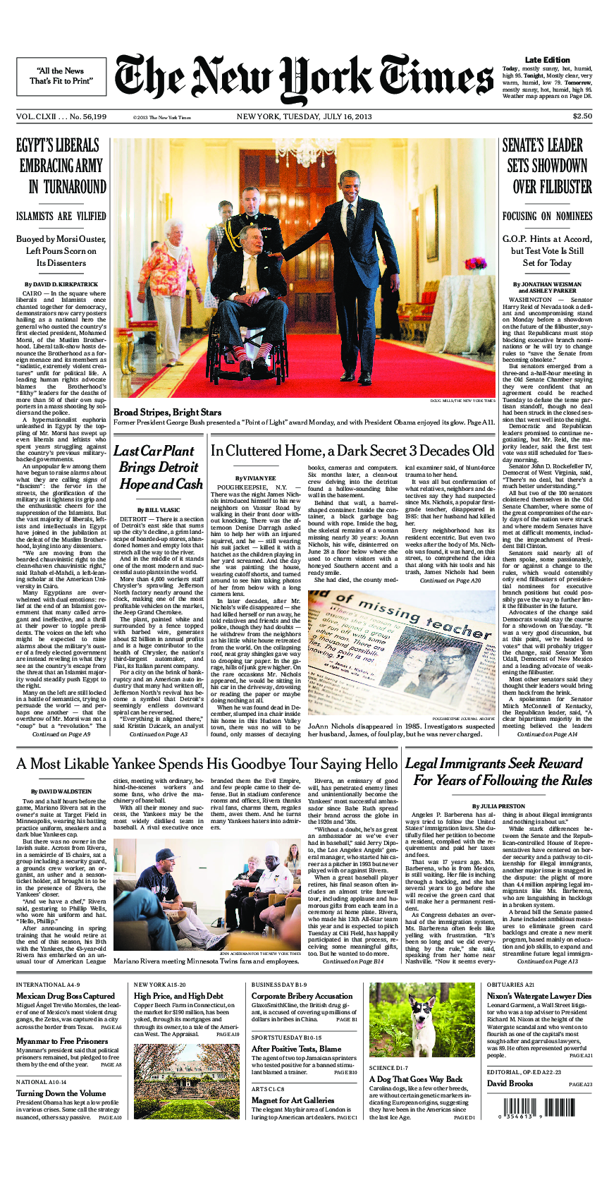 Prima-pagina-New-York-Times-del-2013-07-16