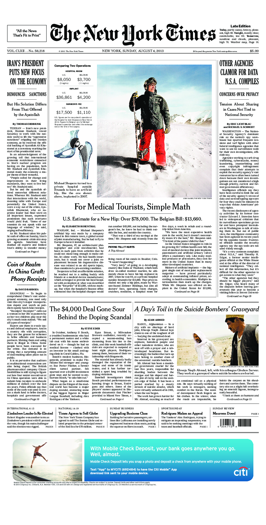 Prima-pagina-New-York-Times-del-2013-08-04