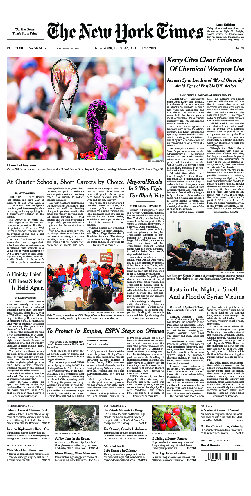 Prima-pagina-New-York-Times-del-2013-08-27