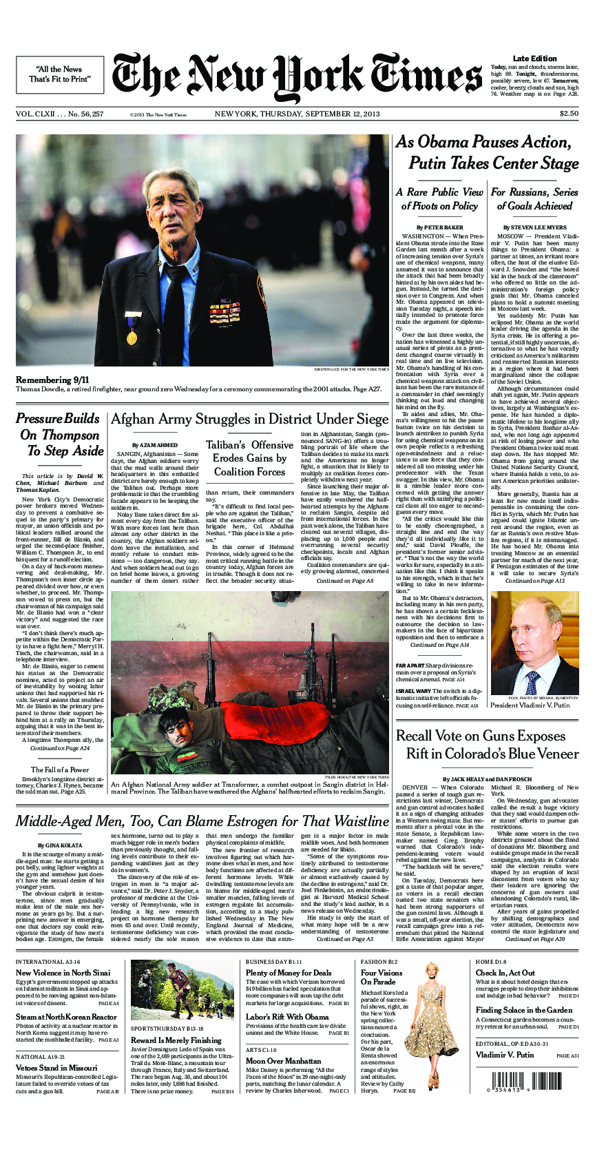 Prima-pagina-New-York-Times-del-2013-09-12