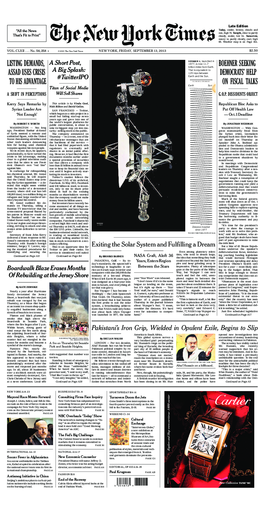 Prima-pagina-New-York-Times-del-2013-09-13