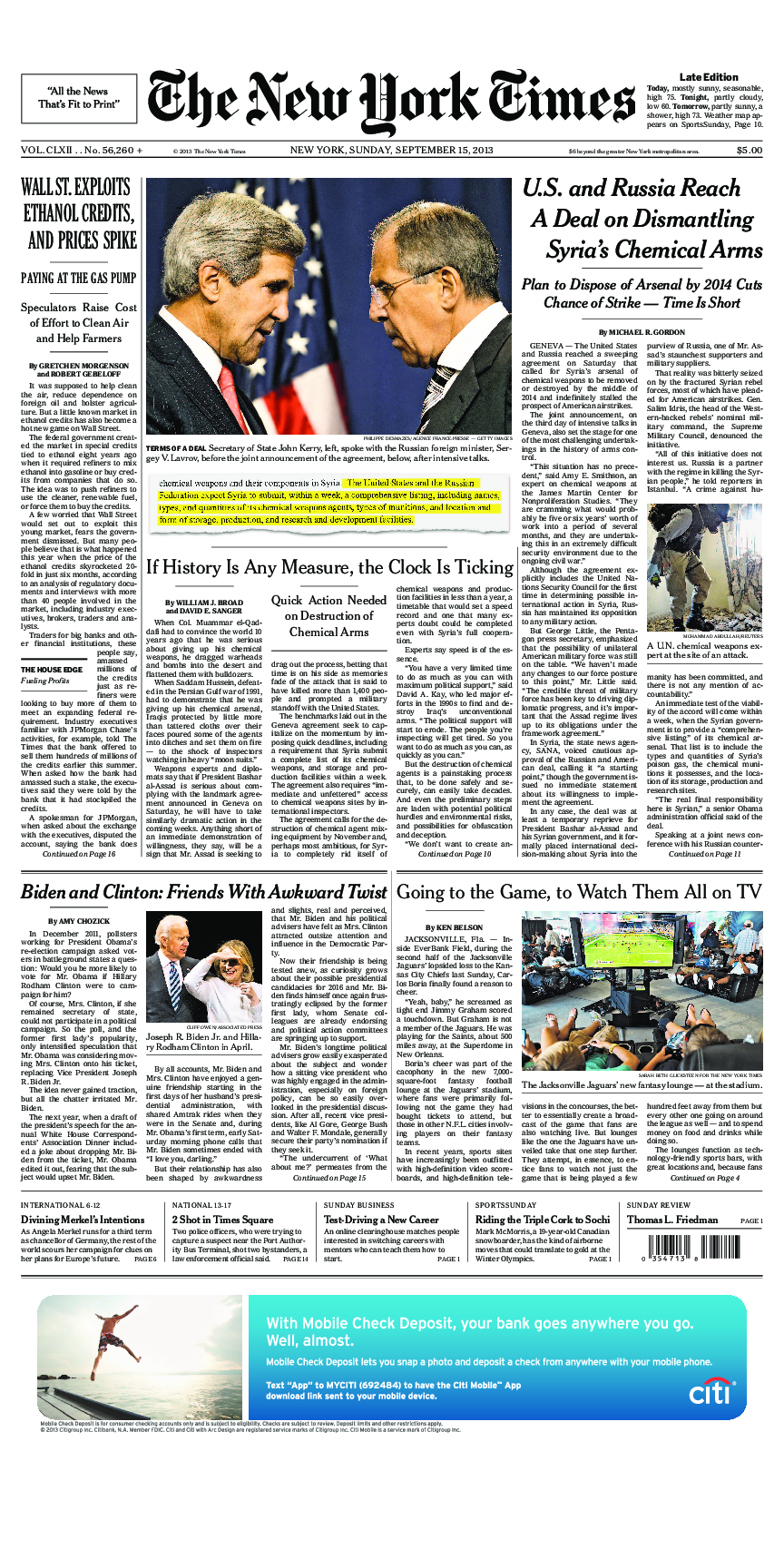 Prima-pagina-New-York-Times-del-2013-09-15