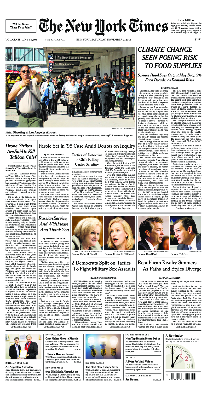 Prima-pagina-New-York-Times-del-2013-11-02