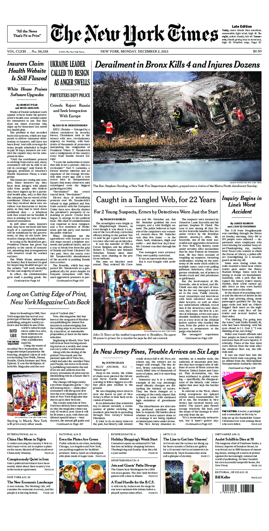 Prima-pagina-New-York-Times-del-2013-12-02