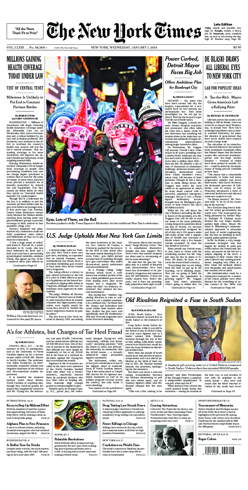 Prima-pagina-New-York-Times-del-2014-01-01