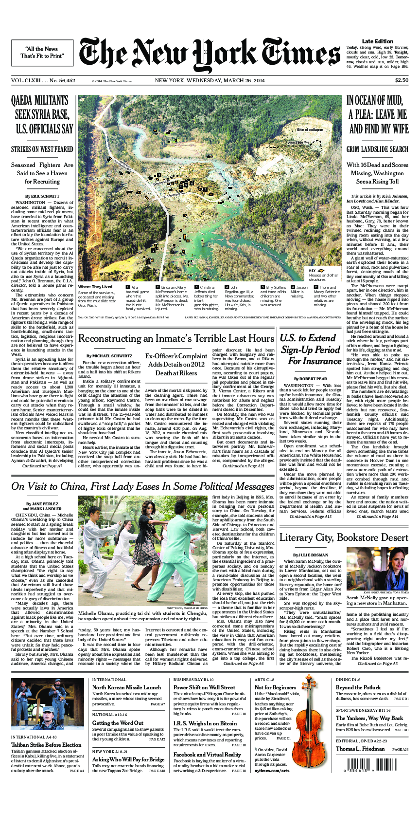 Prima-pagina-New-York-Times-del-2014-03-26