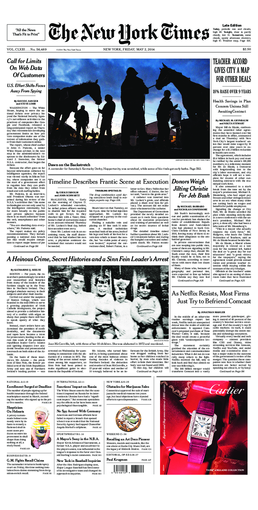 Prima-pagina-New-York-Times-del-2014-05-02