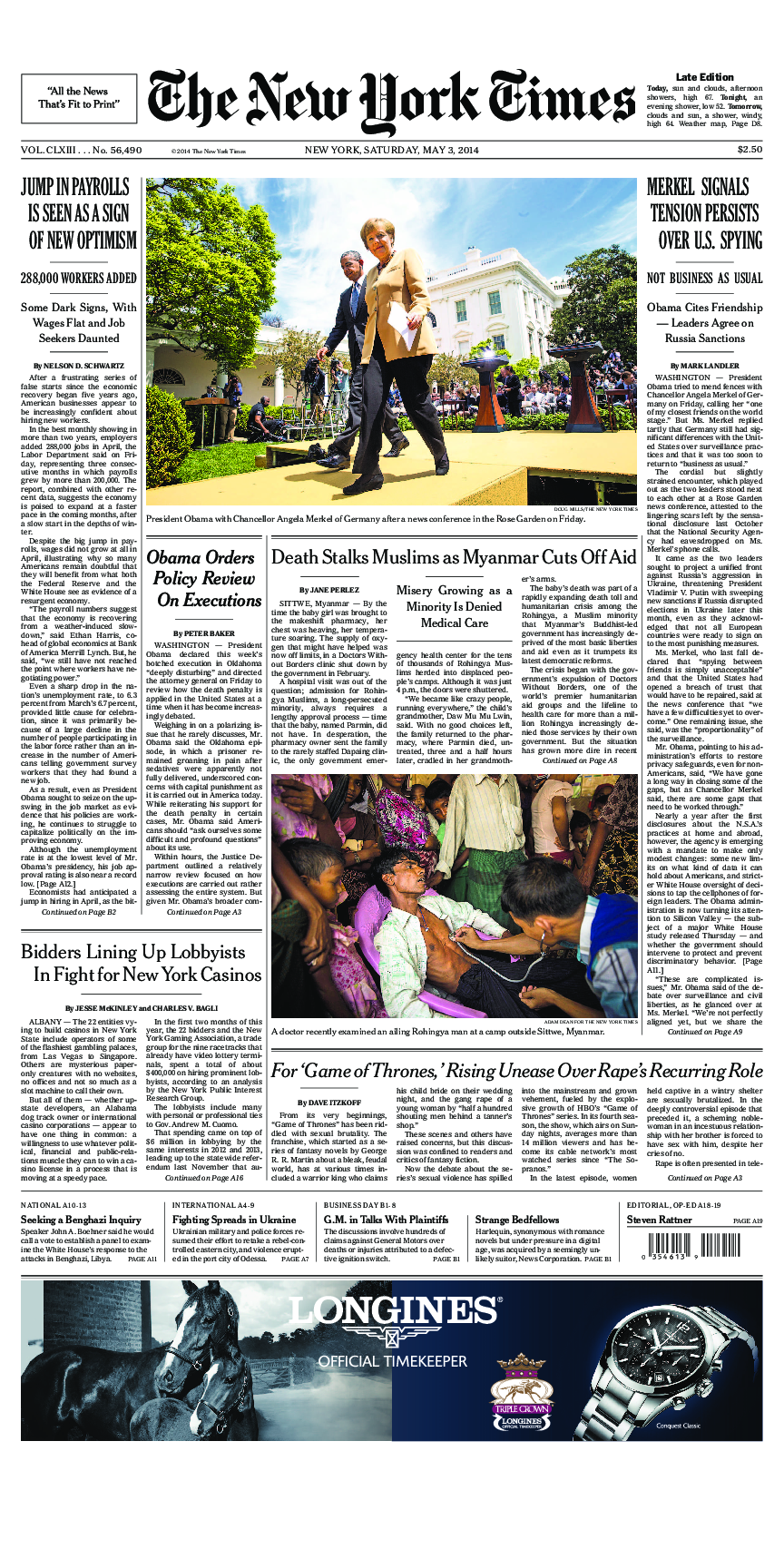 Prima-pagina-New-York-Times-del-2014-05-03