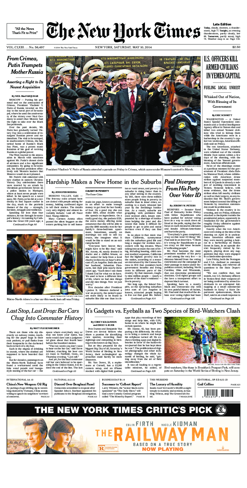 Prima-pagina-New-York-Times-del-2014-05-10