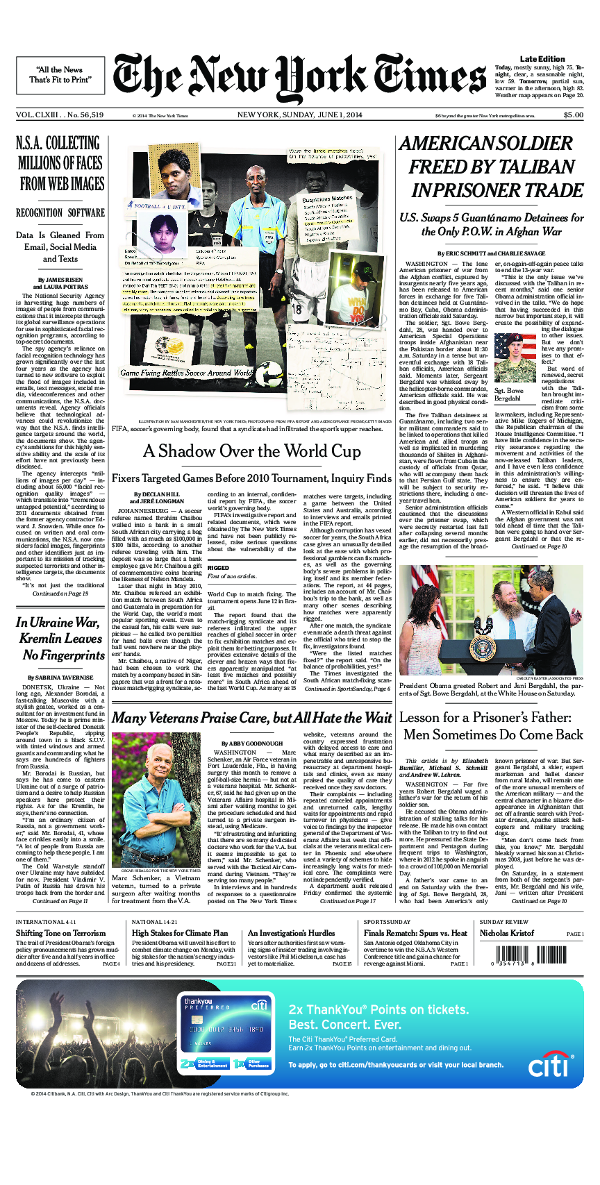 Prima-pagina-New-York-Times-del-2014-06-01