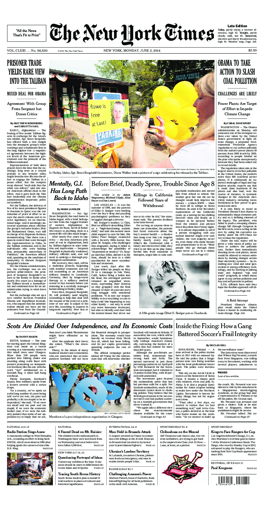 Prima-pagina-New-York-Times-del-2014-06-02