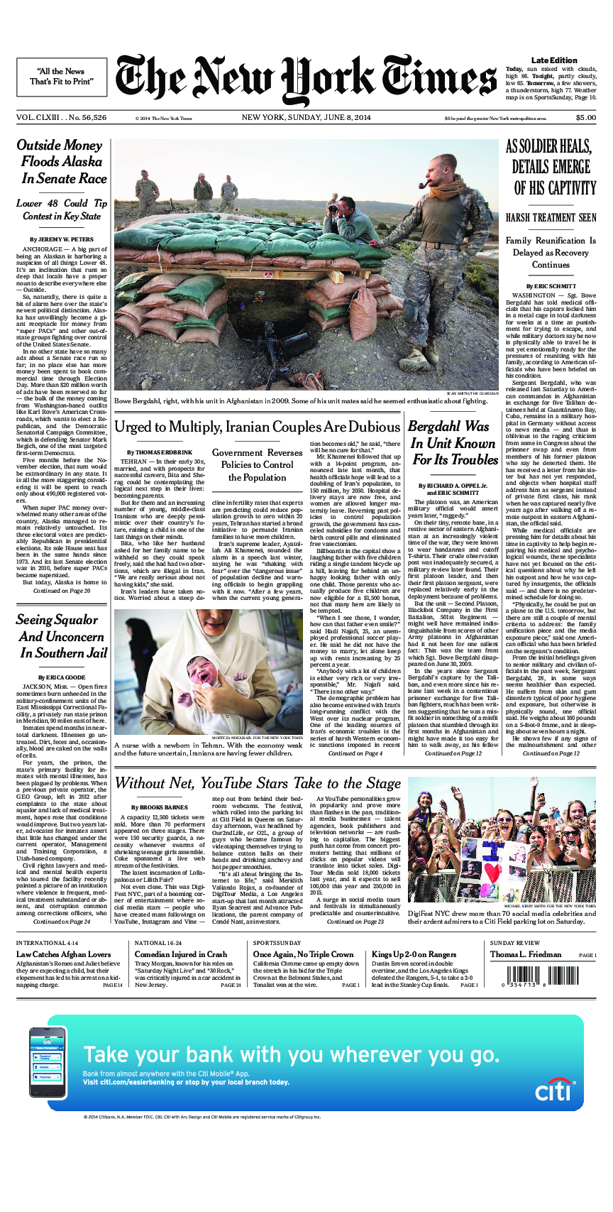 Prima-pagina-New-York-Times-del-2014-06-08