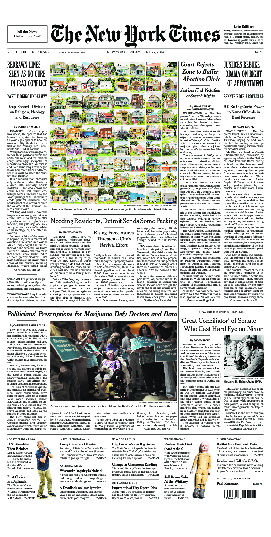 Prima-pagina-New-York-Times-del-2014-06-27