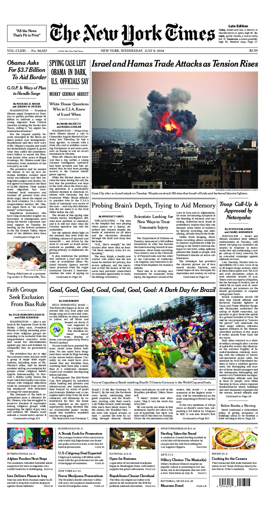 Prima-pagina-New-York-Times-del-2014-07-09