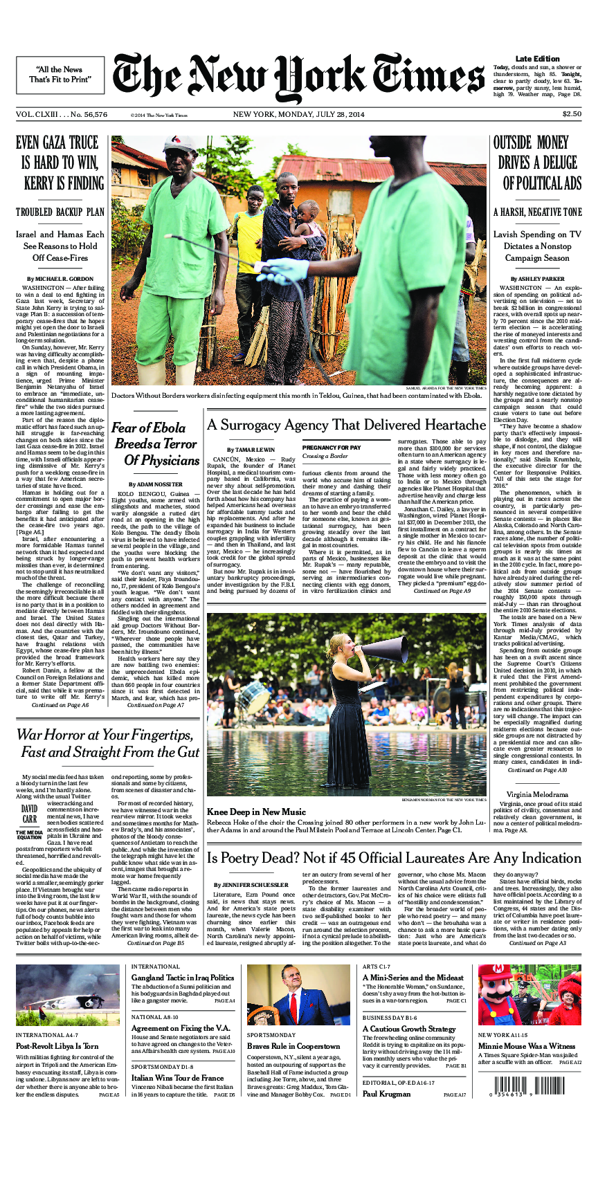 Prima-pagina-New-York-Times-del-2014-07-28