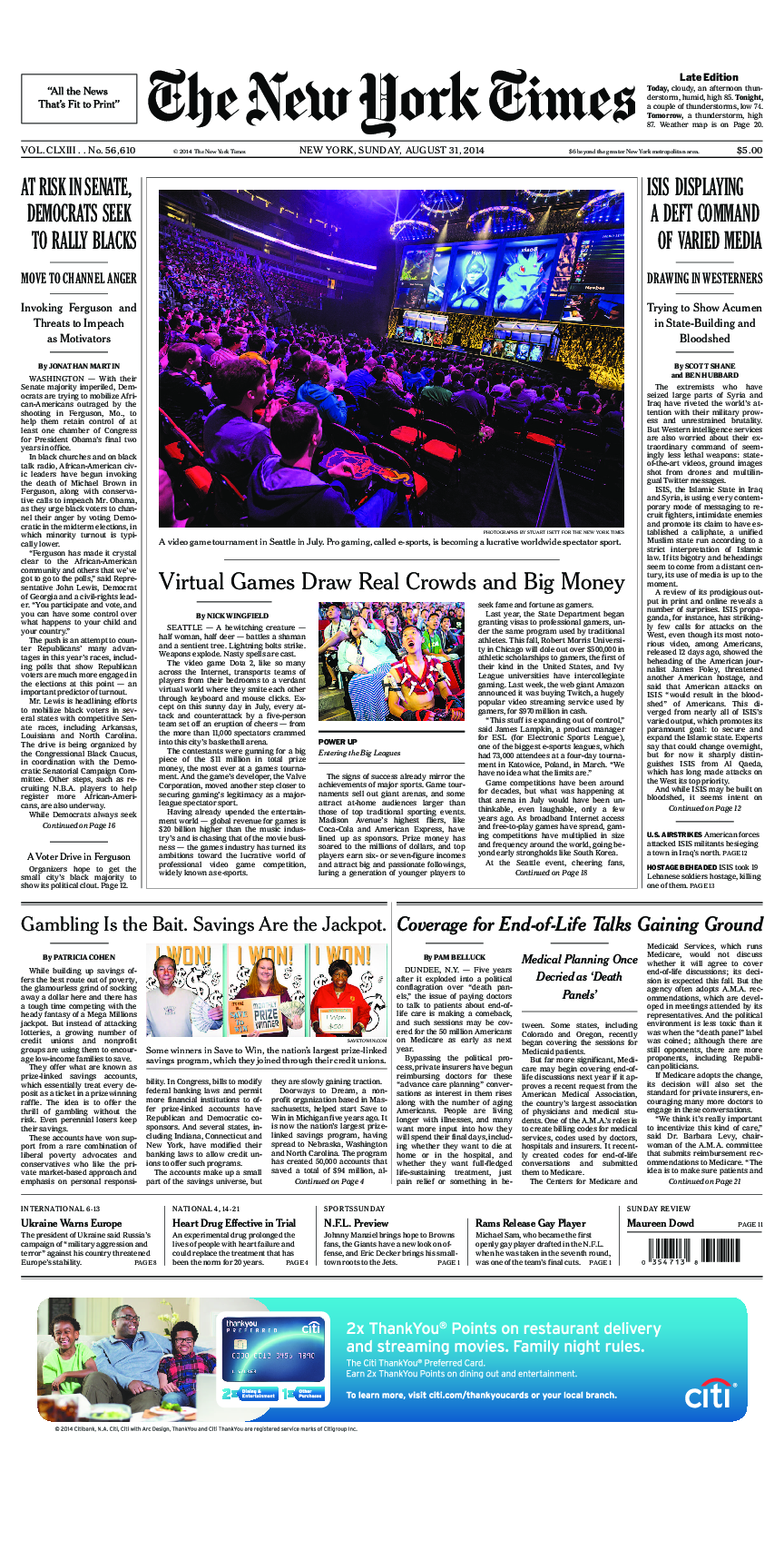 Prima-pagina-New-York-Times-del-2014-08-31