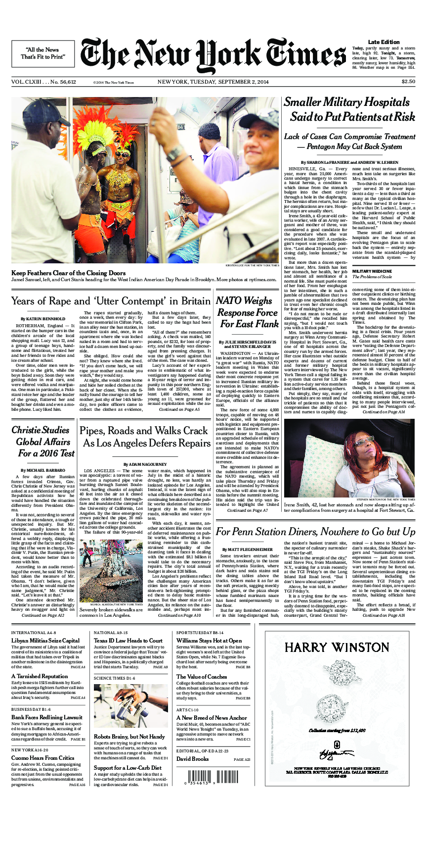 Prima-pagina-New-York-Times-del-2014-09-02