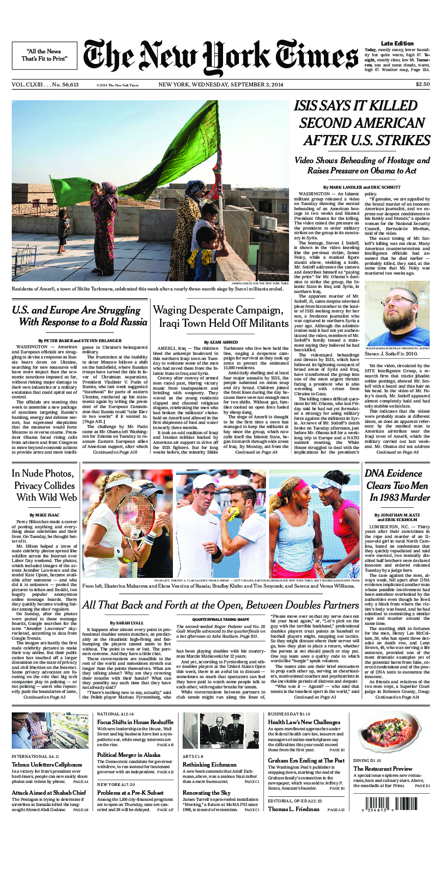 Prima-pagina-New-York-Times-del-2014-09-03