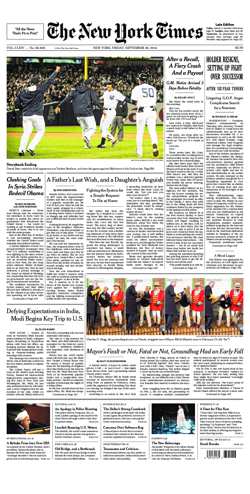 Prima-pagina-New-York-Times-del-2014-09-26