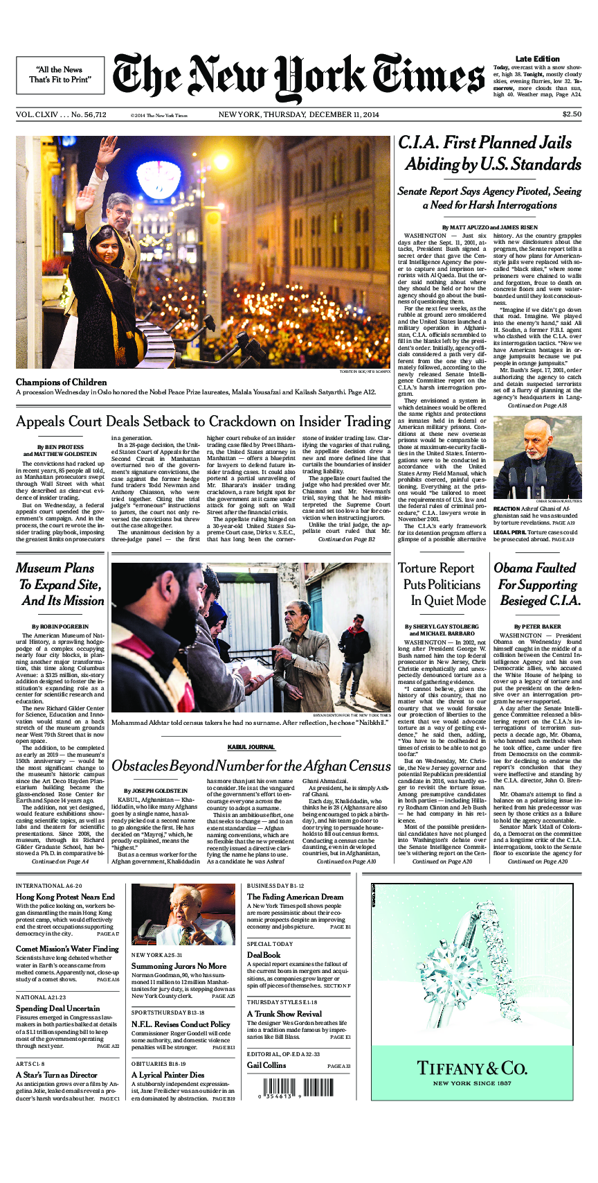 Prima-pagina-New-York-Times-del-2014-12-11