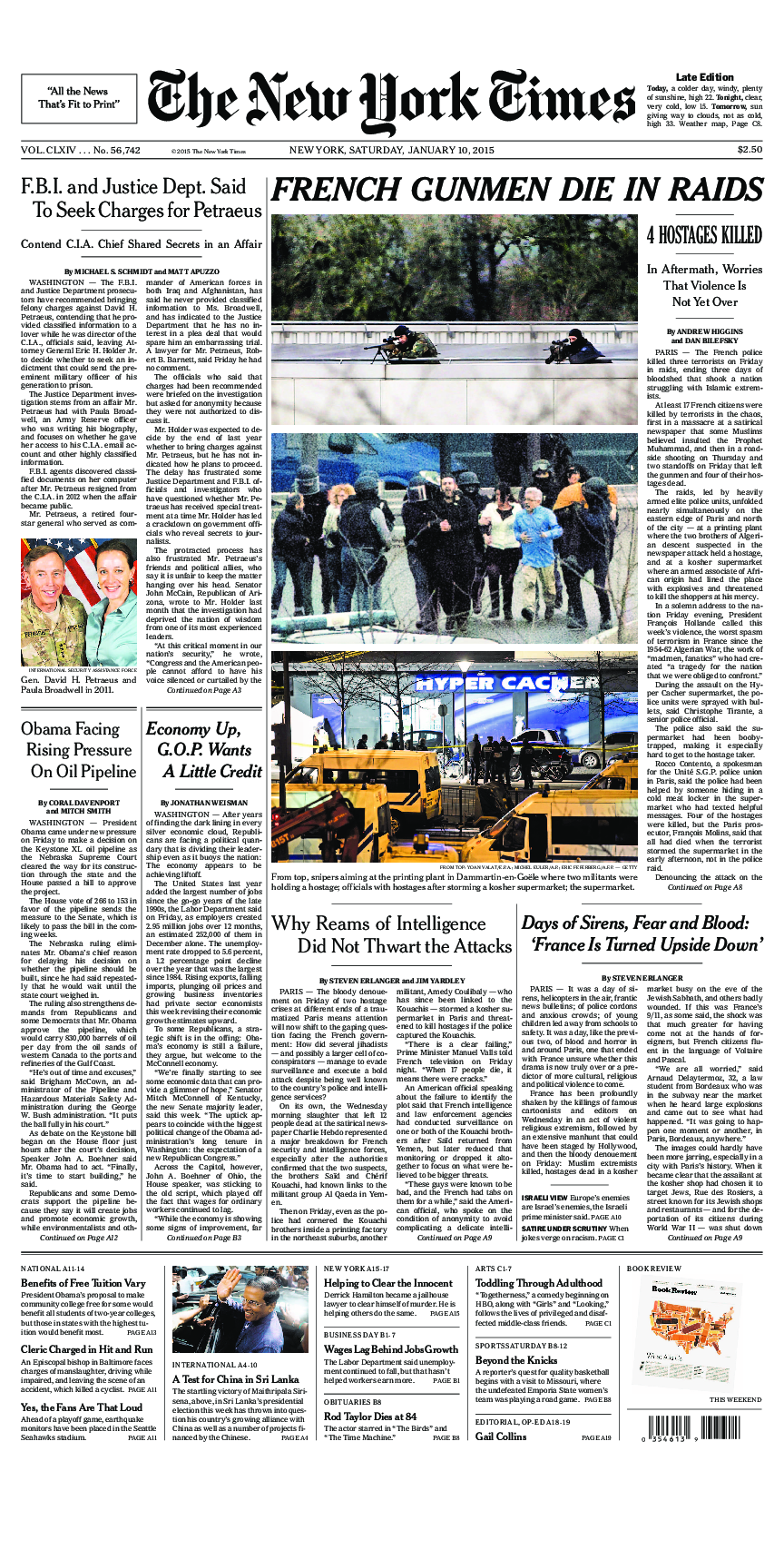 Prima-pagina-New-York-Times-del-2015-01-10