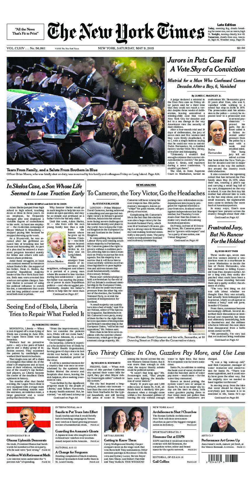 Prima-pagina-New-York-Times-del-2015-05-09