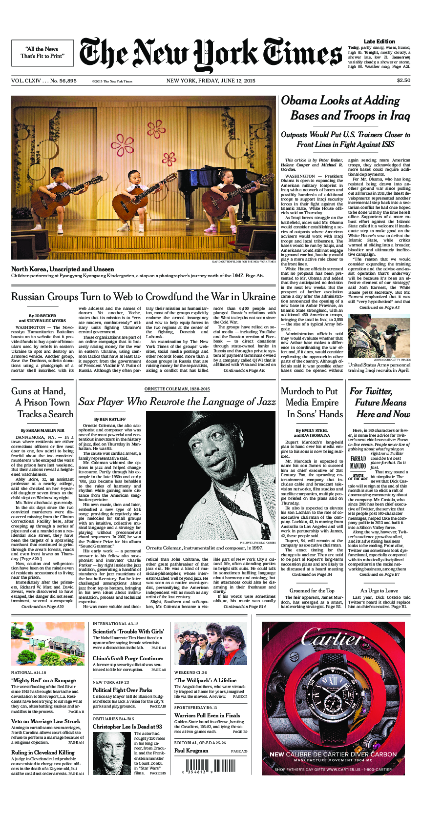 Prima-pagina-New-York-Times-del-2015-06-12