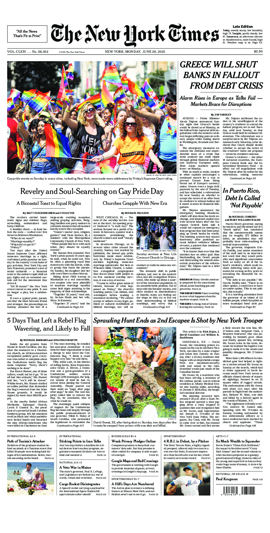 Prima-pagina-New-York-Times-del-2015-06-29