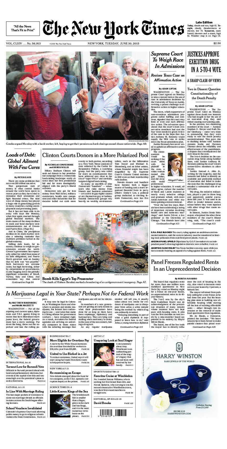 Prima-pagina-New-York-Times-del-2015-06-30