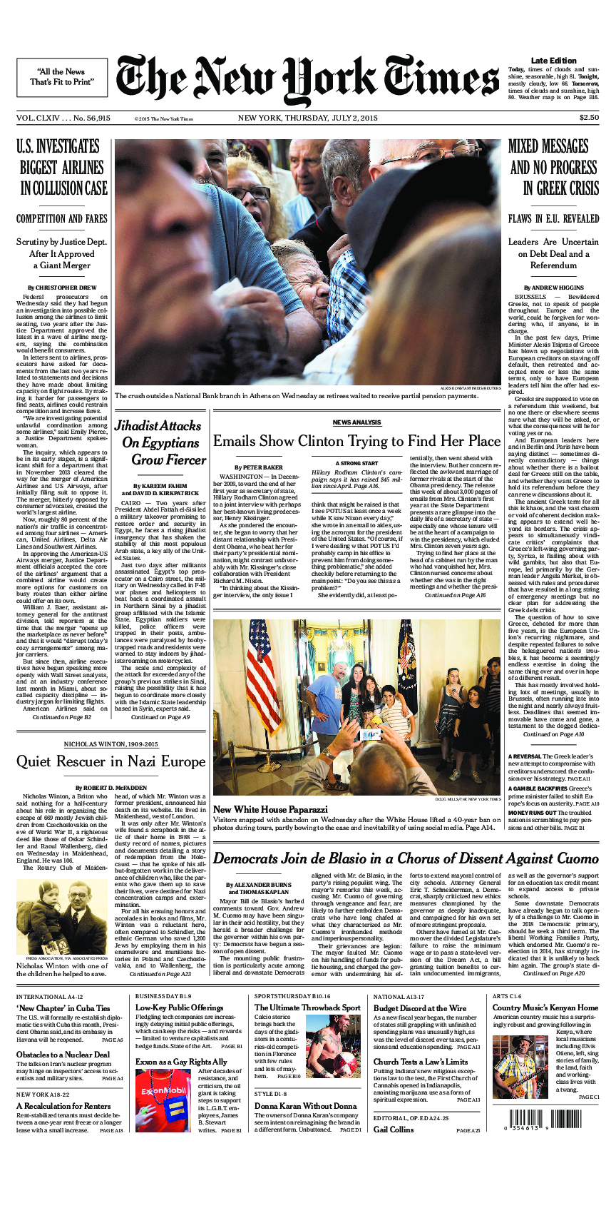 Prima-pagina-New-York-Times-del-2015-07-02